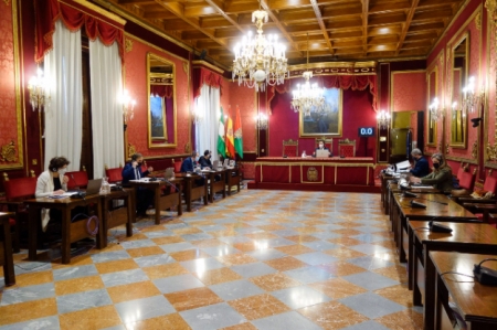 Pleno del Ayuntamiento de Granada, en imagen de archivo (AYUNTAMIENTO) 
