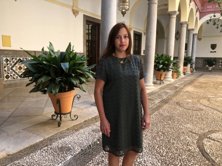 La concejala de Vox en el Ayuntamiento de Granada, Mónica Rodríguez (VOX)