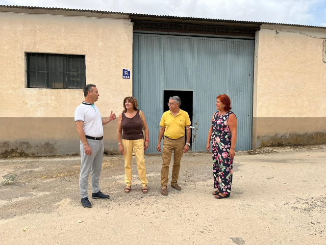 Imagen de la visita a Atarfe (PSOE) 