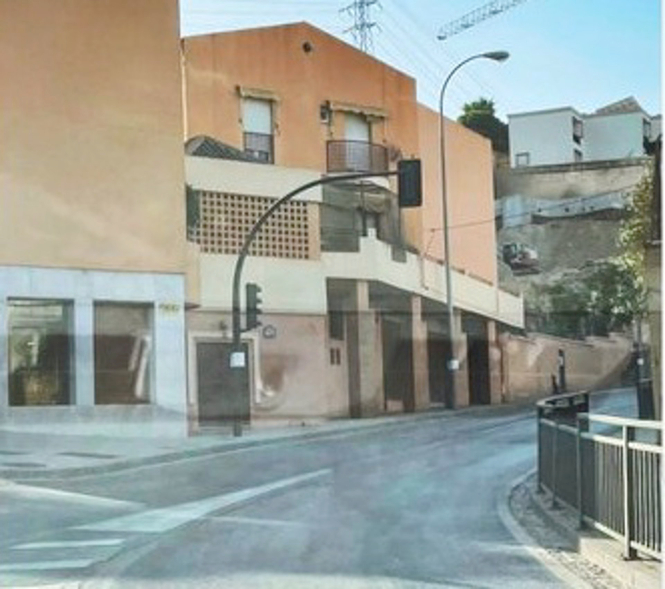 La Carretera de Murcia, reabierta, tras el arreglo de los daños provocados por unos desprendimientos (TWITTER DE POLICÍA LOCAL) 