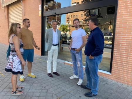 Imagen de la visita al Barrio de Albayda (PP) 