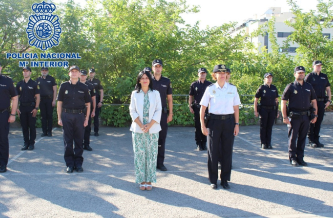 Recibimiento a, los nuevos agentes (POLICÍA NACIONAL) 