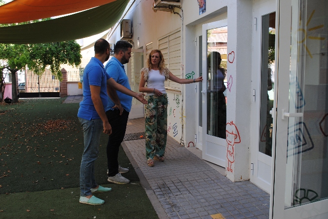 Visita a Uno de los centros educativos (AYTO.  MARACENA) 