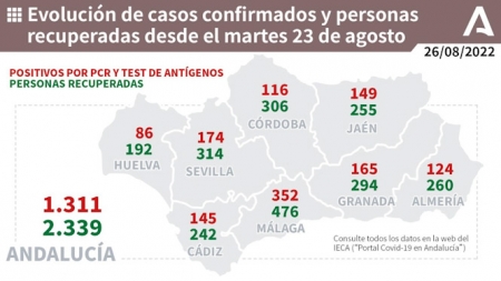 Evolución de la pandemia en Andalucía (JUNTA DE ANDALUCÍA) 