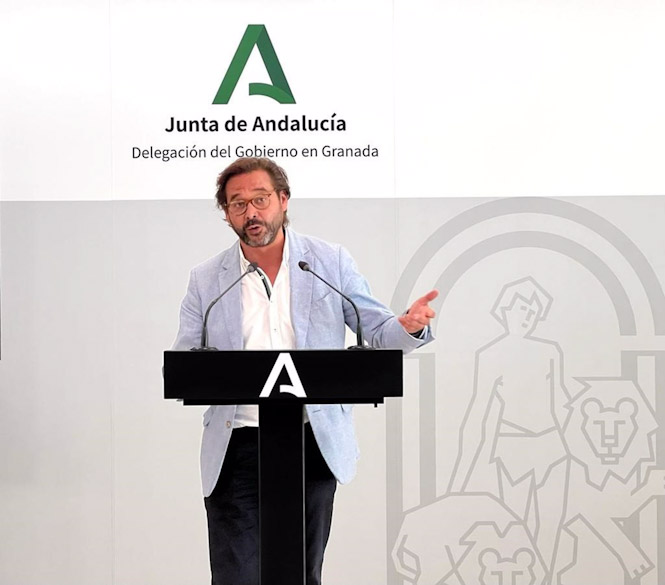 Antonio Granados, en imagen de archivo, en la sede de la Junta en Granada (JUNTA DE ANDALUCÍA)