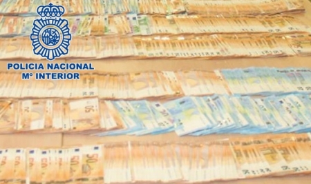 Dinero incautado (POLICÍA NACIONAL / ARCHIVO) 