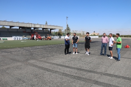 Sustitución del césped artificial (AYTO. ALHENDÍN) Sustitución del césped artificial (AYTO. ALHENDÍN)