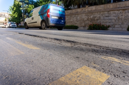 Estado de una calle de Granada (PP) 