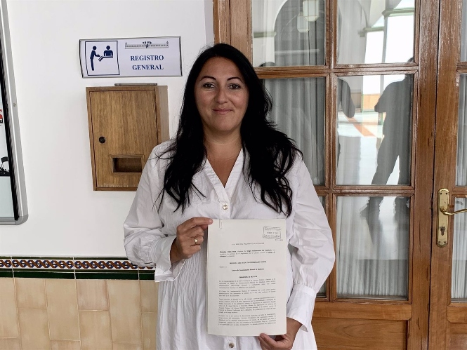 La parlamentaria de Por Andalucía Alejandra Durán (POR ANDALUCÍA) 