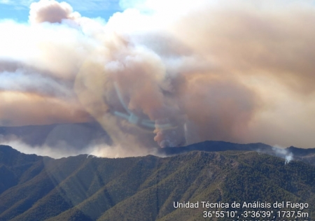 Incendio de Los Guájares (INFOCA)