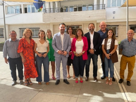 Imagen de la visita a Armilla (PSOE) 