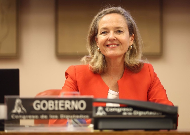 La vicepresidenta primera del Gobierno y ministra de Asuntos Económicos y Transformación Digital, Nadia Calviño (EDUARDO PARRA / EUROPA PRESS) 