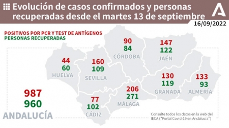 Evolución de la pandemia en Andalucia (JUNTA DE ANDALUCÍA)