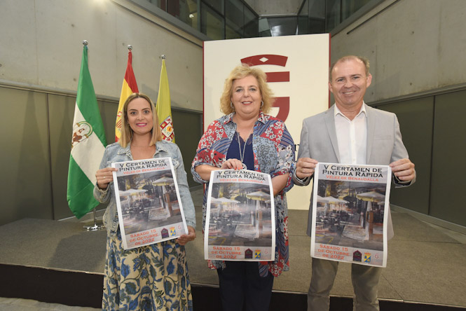 Presentación del certamen de pintura rápida de Vélez Benaudalla (R. MARTÍNEZ/ DIPGRA)