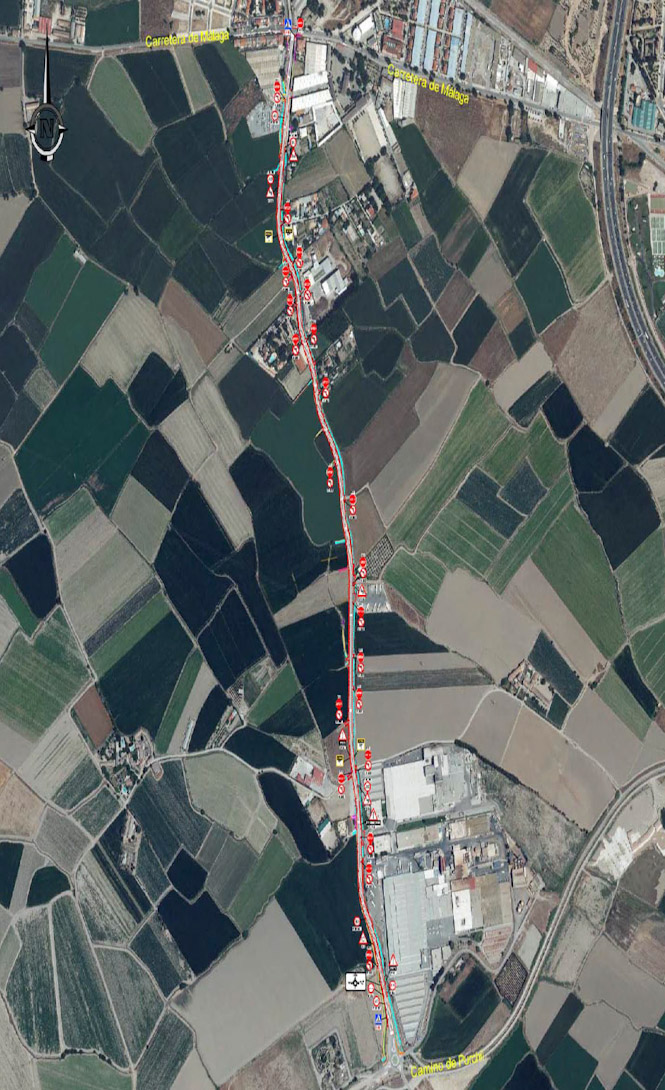 Tramo donde se realizarán las mejoras (DIPGRA)