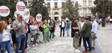 Imagen de la concentración (CCOO)