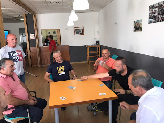 Jugadores del torneo de `pellejo` que se celebra en Cúllar Vega. (AYTO. CÚLLAR VEGA)