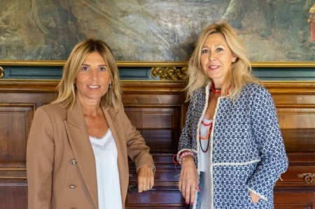 Eva Martín y Pepa Rubia tras el pleno (PP)