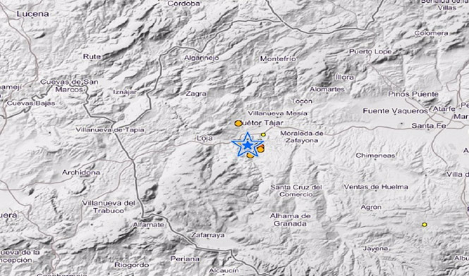 Dos seísmos de 3,6 y 3,5 grados sacuden Huétor-Tájar y Salar sin causar daños  (112)