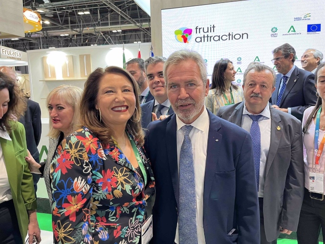 Carmen Crespo y José García Fuentes, en Fruit Attraction (PUERTO DE MOTRIL)
