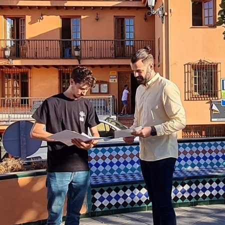 Vladimir García y Jesús Fernández (IU) 