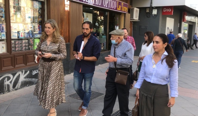 Imagen de la visita a La CHana (VOX)