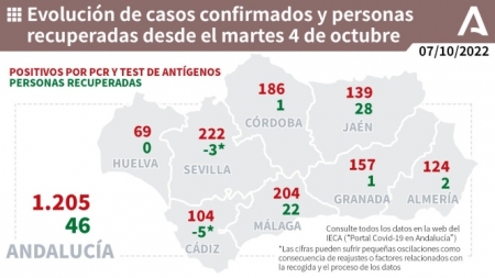 Evolución de la pandemia en Andalucía (JUNTA DE ANDALUCIA)