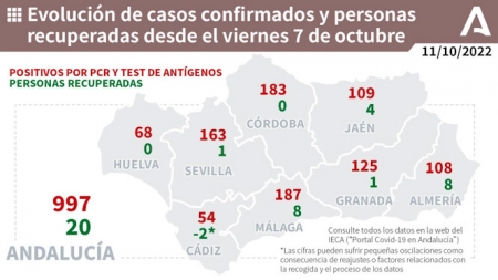 Evolución de la pandemia en Andalucía (JUNTA DE ANDALUCÍA) 