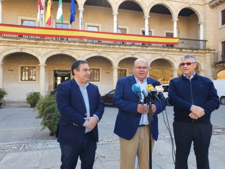 Rueda de prensa celebrada en Guadix (PP)