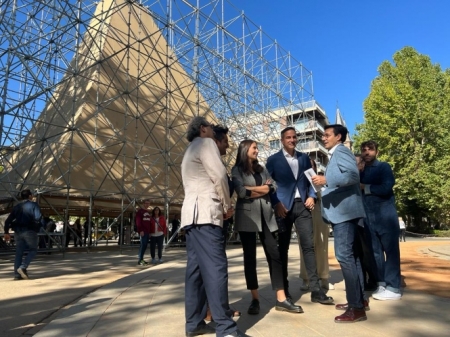 Visita al nuevo espacio arquitectónico (JAVIER ALGARRA / AYUNTAMEINTO)
