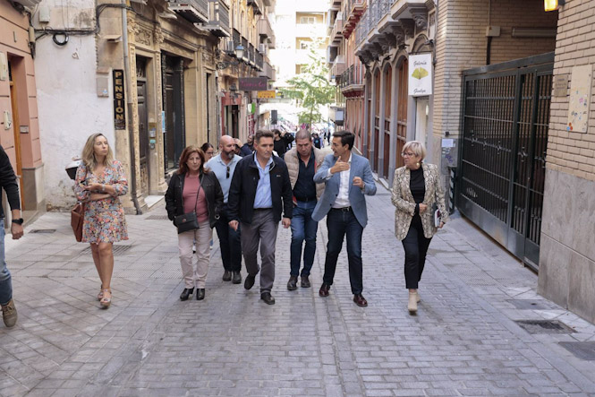 Visita municipal al entorno de la calle Álvaro de Bazán (JAVIER ALGARRA / AYUNTAMIENTO)