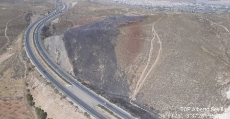 Controlado el incendio en un paraje de Villamena que ha afectado a más de tres hectáreas (INFOCA) 