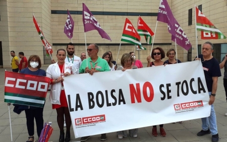 Imagen de la concentración (CCOO)