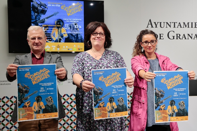 Presentación de `Granajoven en un clip 2022` (JAVIER ALGARRA / AYUNTAMIENTO) 