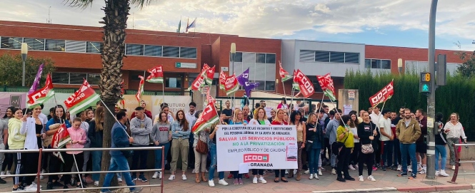 Imagen de la concentración (CCOO)