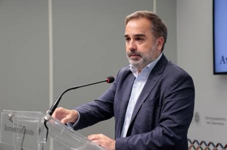 El portavoz de la Junta de Gobierno, Jacobo Calvo (JAVIER ALGARRA / AYUNTAMIENTO)