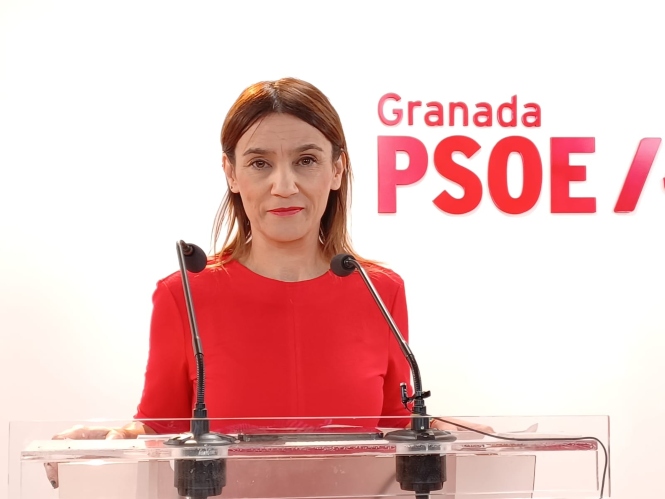 La parlamentaria andaluza del PSOE, Olga Manzano (PSOE)