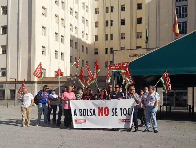 Imagen de la concentración (CCOO)