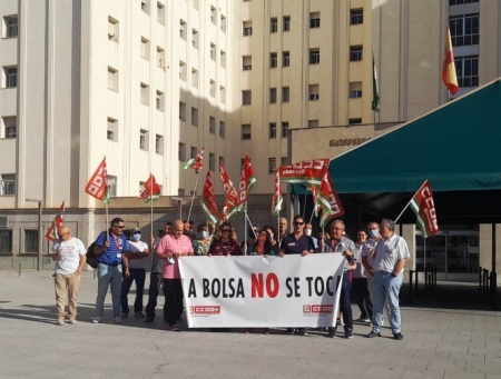 Imagen de la concentración (CCOO)