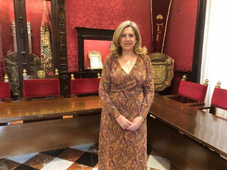 La Concejal de Vox en el Ayuntamiento de Granada, Beatriz Sánchez Agustino (VOX)