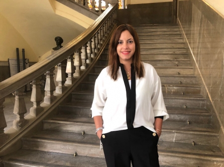 La Concejal de Vox en el Ayuntamiento de Granada, Mónica Rodríguez (VOX)