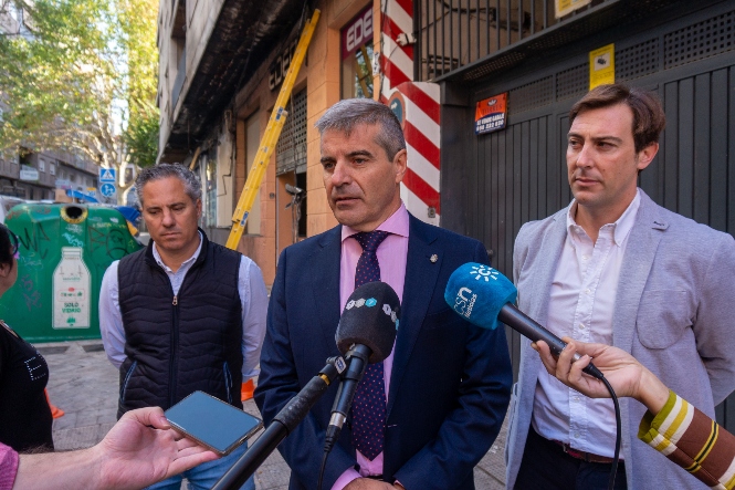 El portavoz del PP en el Ayuntamiento de Granada, César Díaz (PP) 