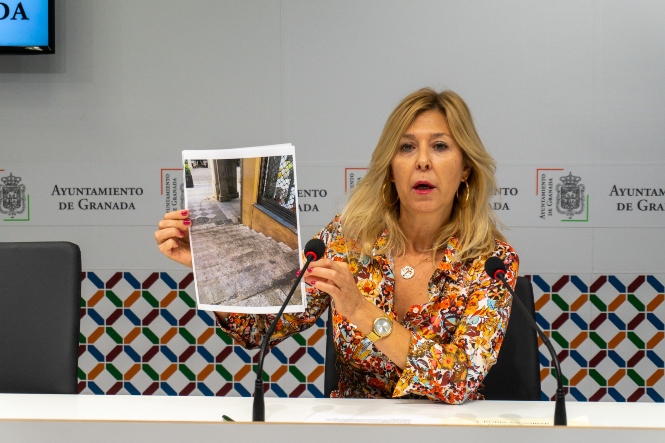 La concejal del PP en el Ayuntamiento de Granada, Pepa Rubia (PP)
