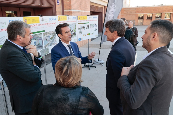 Presentación del proyecto de remodelación del Palacio de los Deportes (JAVIER ALGARRA / AYUNTAMIENTO)