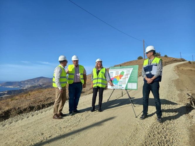 Imagen de la visita a uno de los caminos (JUNTA(