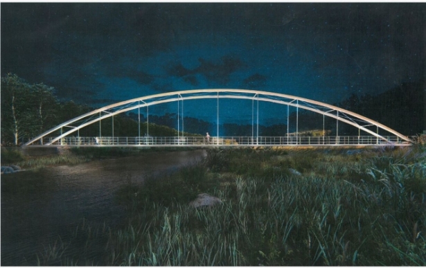 Recreación de uno de los nuevos puentes (AYTO. FUENTE VAQUEROS) Recreación de uno de los nuevos puentes (AYTO. FUENTE VAQUEROS)