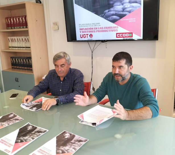 Presentación del plan antinflación (CCOO) Presentación del plan antinflación (CCOO)