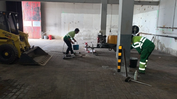 Obras en el edificio del Parque de Bomberos de Pradollano (AYTO. MONACHIL) Obras en el edificio del Parque de Bomberos de Pradollano (AYTO. MONACHIL)