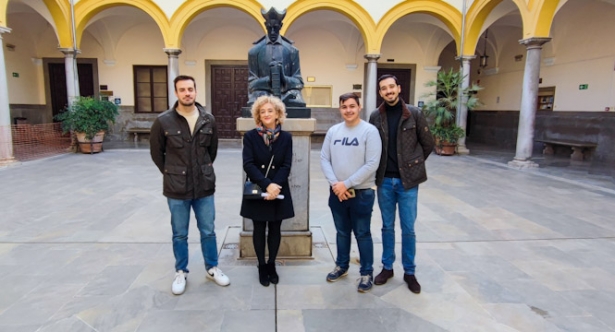 Imagen de la visita al Hospital Real (PP)