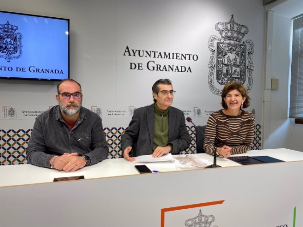 Puentedura, Cambril y Cabrerizo, en rueda de prensa (UP) 